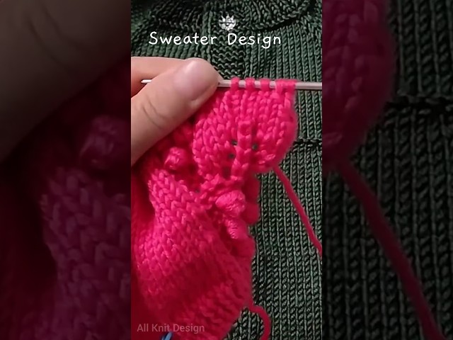 Sweater Design Knitting Pattern for women 🧶#knitting