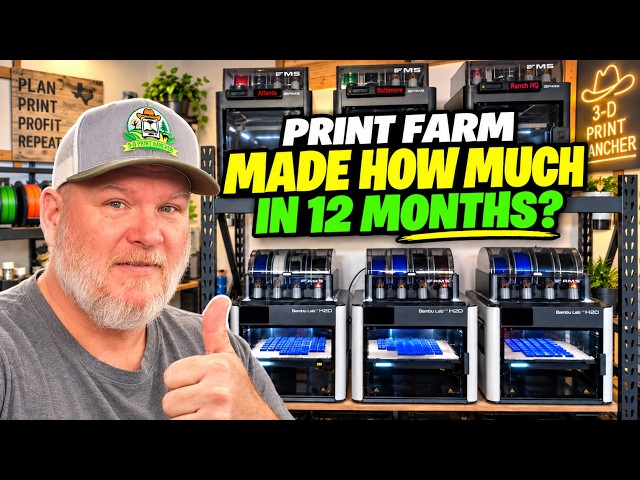 I made HOW MUCH with 3D printing in 1 Year?