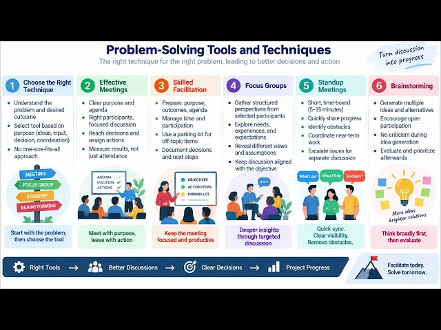 CAPM Domain I Demonstrate an understanding of common problem solving tools and techniques