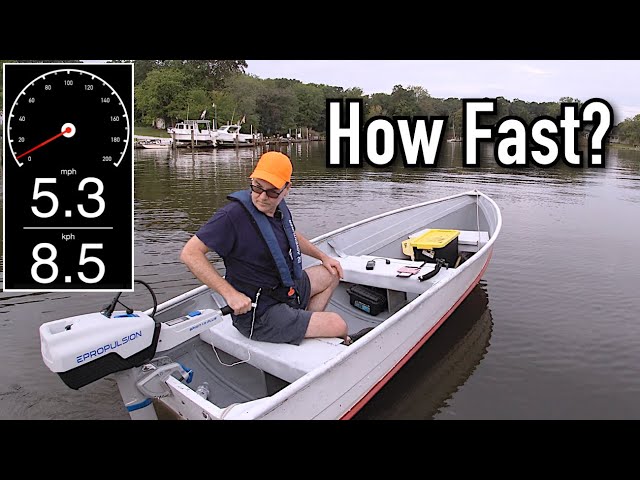 Electric Outboard Motor Top Speed Test! ePropulsion -v- Newport -v- Minn Kota