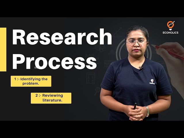Research process | Identifying the problem and Reviewing literature | Ecoholics