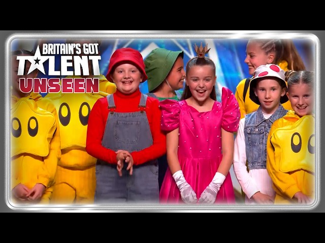 Fuego POWER-UP with RETRO ARCADE GAME-themed routine! | Auditions | BGT Unseen