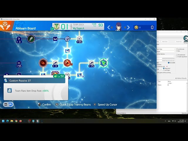 Inazuma Eleven Victory Road - Cheat Passive Value