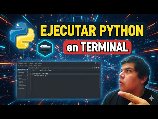 como EJECUTAR PYTHON en TERMINAL 🚀