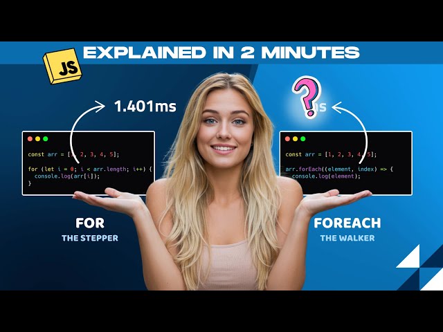 JavaScript for vs. forEach in 2 Minutes | Which One is Faster?