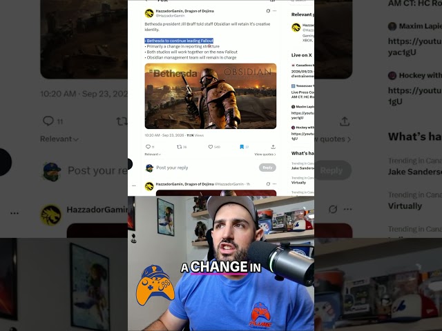 Bethesda & Obsidian Merger: Fallout's Future Revealed! #shorts