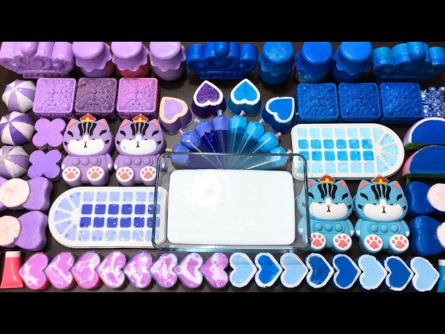 RELAXING WITH CLAY PIPING BAGS VS GLITTER VS MAKEUP ! Mixing Random Things Into Slime !!!