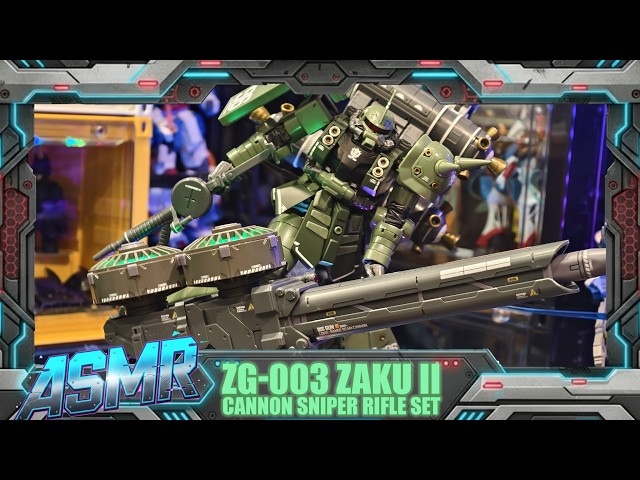 Rein Model 1/100 ZG-003 Zaku II Cannon Sniper Rifle Set | ASMR Quick Build
