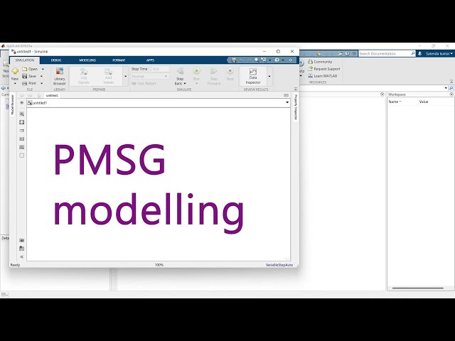 PMSG wind turbine model in Simulink | Permanent magnet synchronous generator in simulink simulation