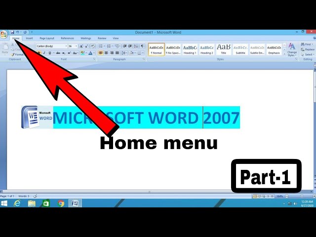 How to use Microsoft Word 2007  tutorial in hindi //माइक्रोसॉफ्ट वर्ड 2007 हिन्दी में सीखें फ्री |