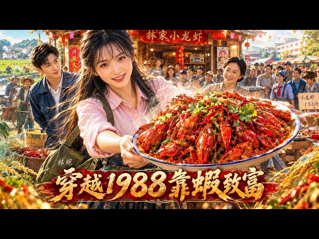 🔥首發 |穿越八零年代被全家嫌棄，靠一鍋小龍蝦擺攤創業，帶著全家一路逆襲致富#穿越1988我靠小龍蝦養活全家 #短劇 #短劇全集 #熱門短劇 #林婉 #年代短劇 #年代文 #八零年代 #穿越 #女頻