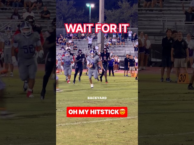 Wait for the HITSTICK🤯🔥 #qb #hitstick #bighit #footballshorts #footballplayer #footballskills