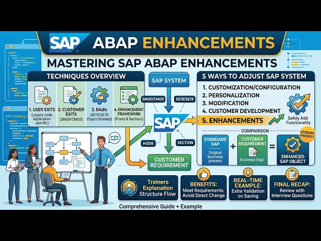Session 36: SAP ABAP  Introduction of ABAP Enhancements