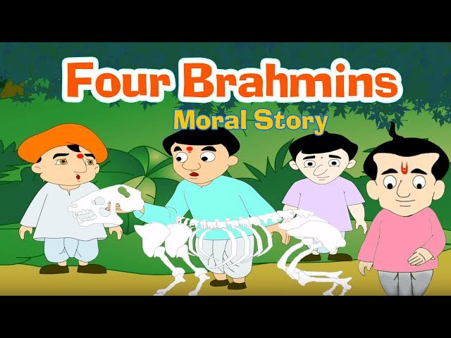 Four Brahmins Story In English I Bookish Knowledge I Moral Stories For Kids In English I Lion