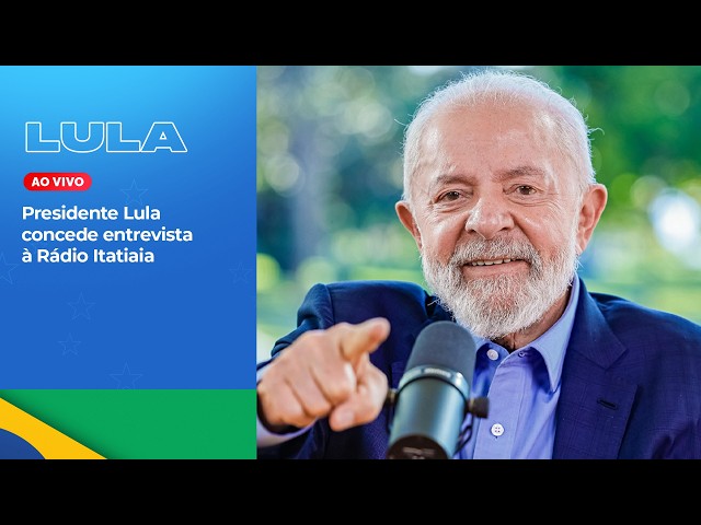 Presidente Lula concede entrevista à Rádio Itatiaia