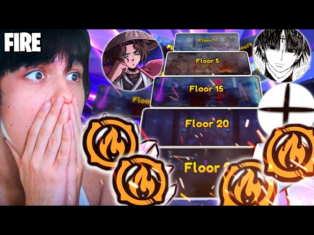 How Far Can We Go In Elemental Towers On Anime Vanguards? (Fire Tower)