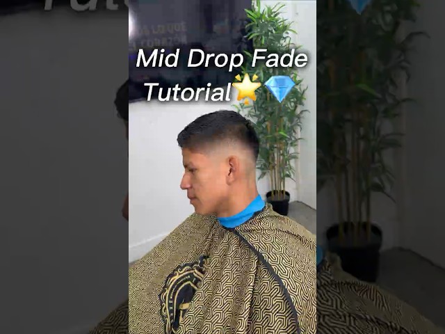 Mid Drop Fade Barber Tutorial💈✨STEP BY STEP with ASMR SOUNDS!!🎶 #fpy #barber #viral