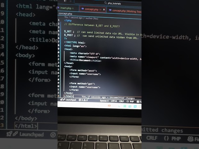 Difference Between $_GET and $_POST in PHP | PHP Tutorial for Beginners | GET &| POST method  in PHP