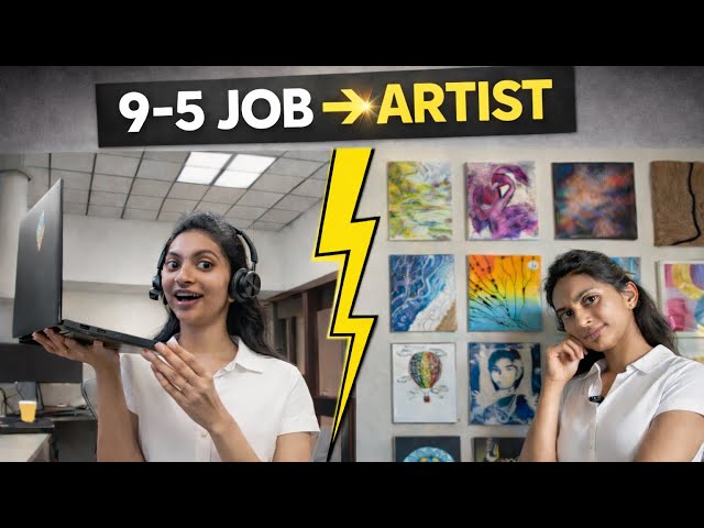 Building My Art Career While Working a 9-5 Job | My Real Daily Routine