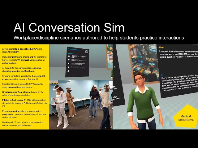Immersive Projects Showcase 2024 T2 AI Conversation Sim