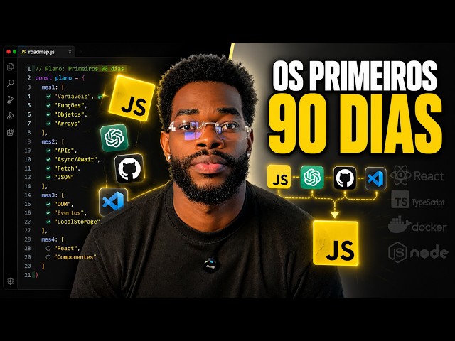 Como eu Aprenderia JavaScript se Tivesse que Conseguir um Emprego em 6 Meses