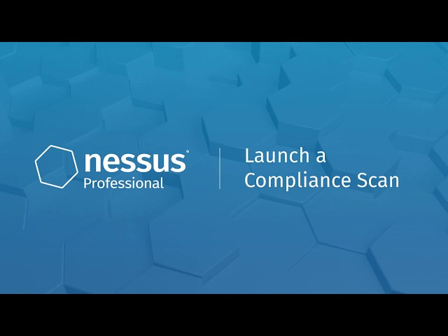 Launch a Compliance Scan in Nessus Professional
