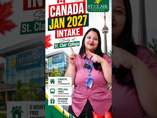 Study in Canada – January 2027 Intake!