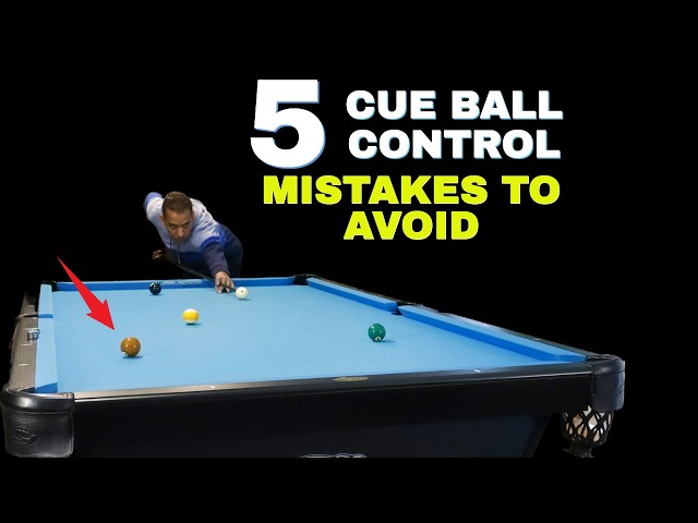 Basic Cue Ball Control (Mistakes to Avoid) - (Free Pool Lessons)
