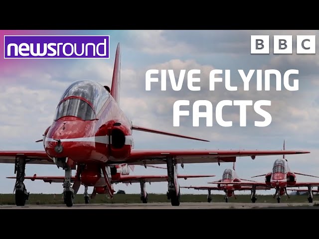 Five Top Flying Facts about the Red Arrows | Newsround