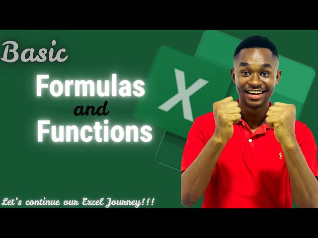 Basic Formulas and Functions | Microsoft Excel for Beginners