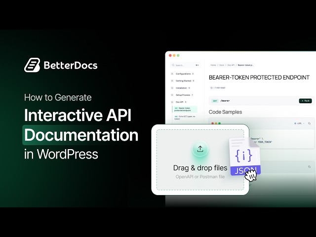 How to Generate Interactive API Documentation in WordPress with BetterDocs?