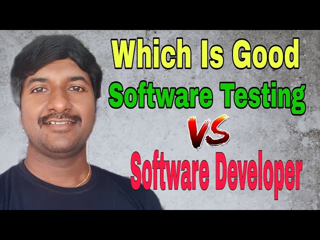 Which is Better Option Software Developer or Software Testing