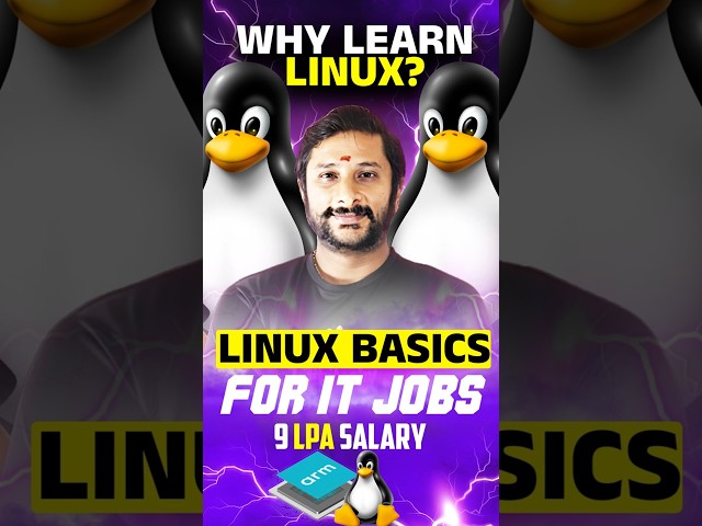Linux Basics for IT Jobs in Tamil | Why Learn Linux? | Kaashiv Infotech #kaashivinfotech #shorts