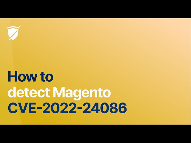 Detect Magento CVE-2022-24086 with Pentest-Tools.com