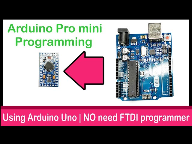How to program Arduino pro mini using Arduino UNO board without ftdi programmer