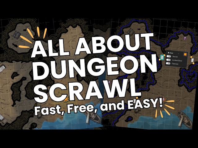 Making TTRPG maps is actually easy with Dungeon Scrawl