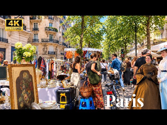 14 September 2026 PARIS 🇫🇷 FRANCE STREET WALK CITY TOUR PARIS ANTIQUES THROUGH TRADITIONNEL STREET 