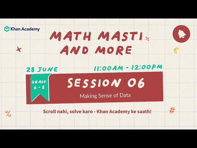 Math Masti and More: Making Sense of Data- English