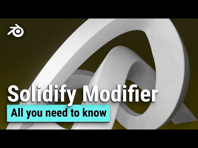 Solidify Modifier - Blender Tutorial for Beginners - Basics