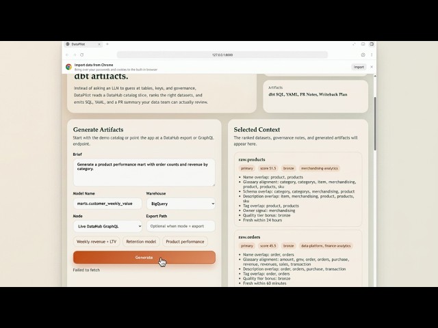 Your dbt Workflow Just Got Faster with DataPilot