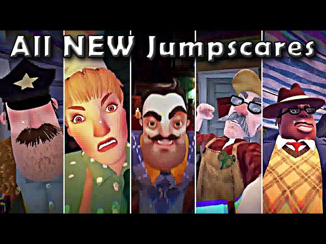 HELLO NEIGHBOR 2 - ALL NEW JUMPSCARES 😱 (UPDATE 2023)
