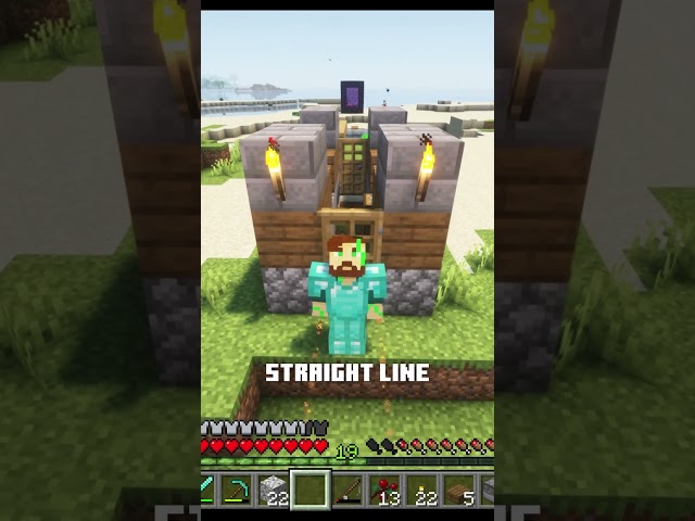 Can I beat Minecraft in a PERFECTLY straight line? - Day 2