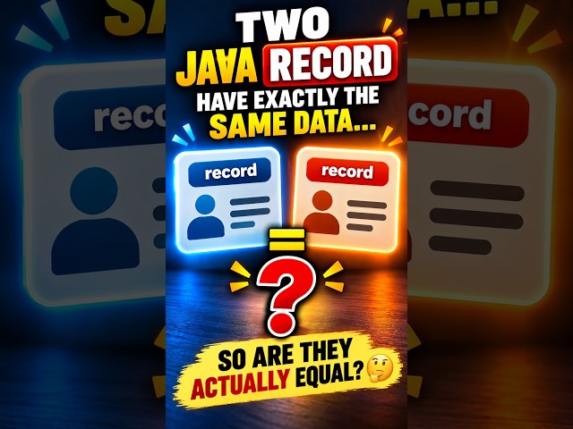 Two Java Records, Same Data… Are They Really Equal? 🤔
