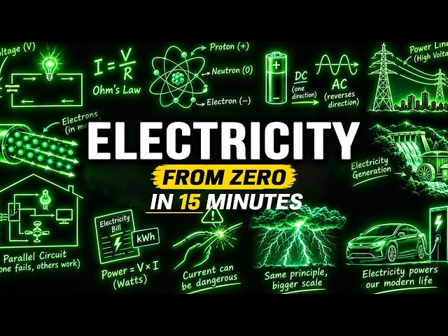 Electricity Explained From Zero in 15 Minutes