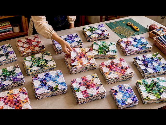 Stop Wasting Fabric! Turn Fabric Scraps Into Stunning Quilt Blocks For All