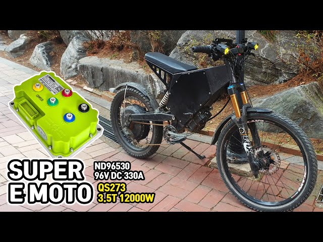 E-BIKE & Motorcycle FarDriver. I tried Monster. ND96530, QS273 3.5T 8000W Hubmotor.