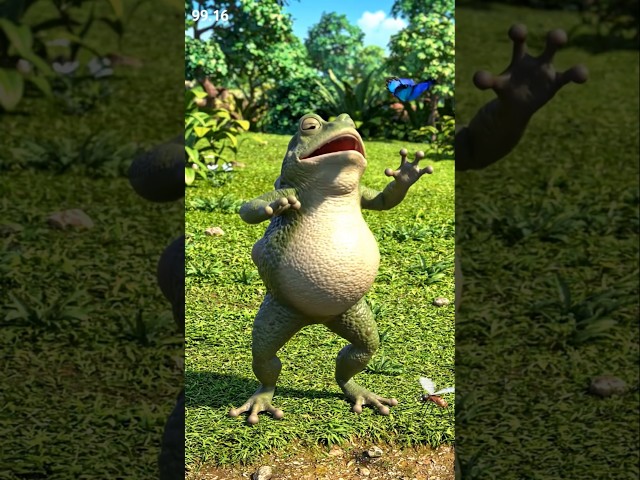 funny frog 🐸 #shorts #ai #aivideo #trending #texttovideo #animation #ytshorts