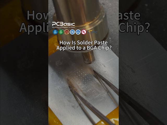 How Is Solder Paste Applied to a BGA Chip?