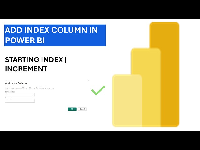 10 Add Index Column in Power BI | POWER BI TUTORIAL IN ENGLISH