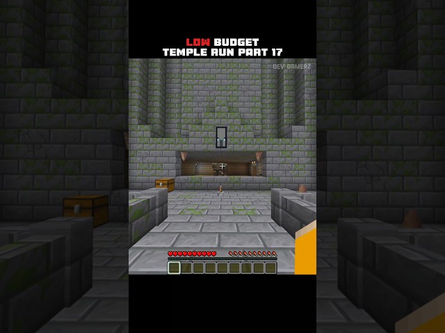 Minecraft Low Budget Temple Run Part 17